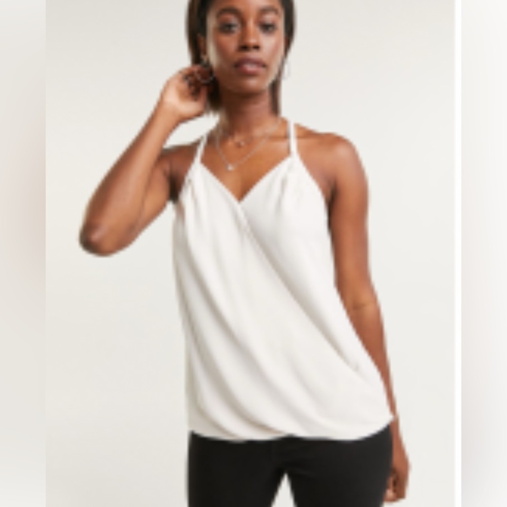 Plus size Sleeveless Wrap V-Neck Top